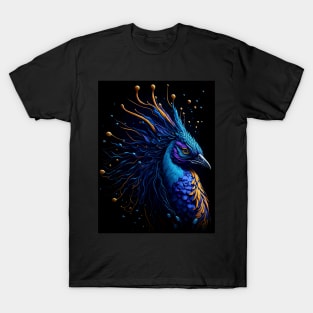 Splash Art of a Beautiful Peacock T-Shirt